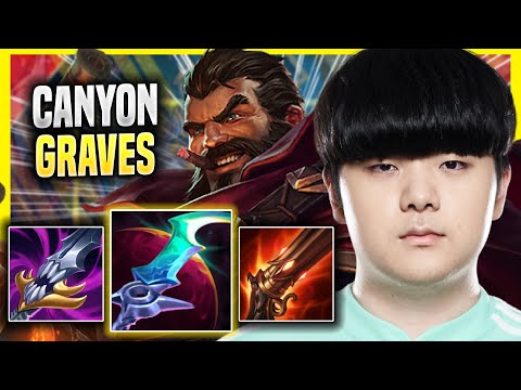 CANYON IS SO CLEAN WITH GRAVES! - DK Canyon Plays Graves JUNGLE vs Volibear! | Season 2022