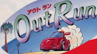 OUT RUN 1986 Arcade Live Flyer