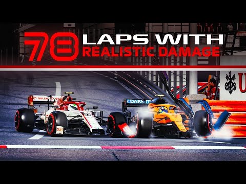 F1 2020 Monaco 100% Race Online with SIMULATION DAMAGE