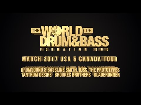 THE WORLD OF DRUM & BASS 2017 USA & CANADA TOUR PROMO