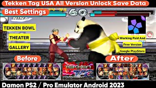 Tekken tag tournament damon ps2 pro / damon ps2 everything unlock all characters on android+settings