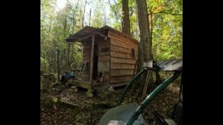 Off Grid Cabin Fall Morning Breakfast coffee in my new Pyrex Percolator Alabama Outdoorsman Woodsman