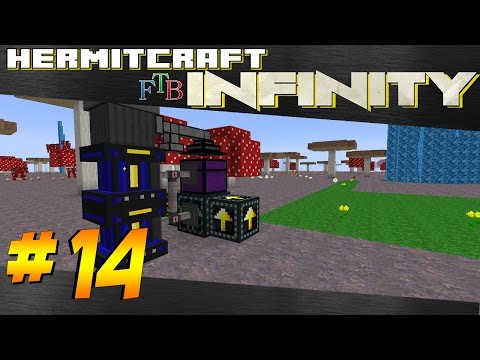 Minecraft Hermitcraft FTB Infinity - Ep 14 - Quarry & Power
