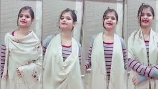 4 Ways : How To Wear Shawl Right Way.  Shivi life’s