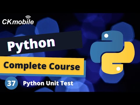 Python Complete Course 37 Python Unit Test