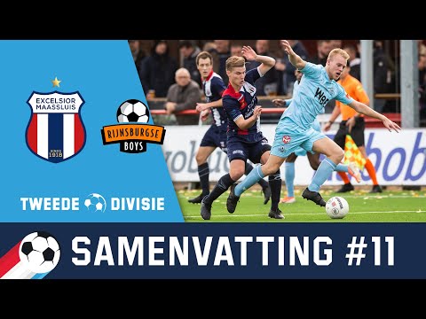 Samenvatting Excelsior Maasluis-Rijnsburgse Boys 09-November | Tweede Divisie