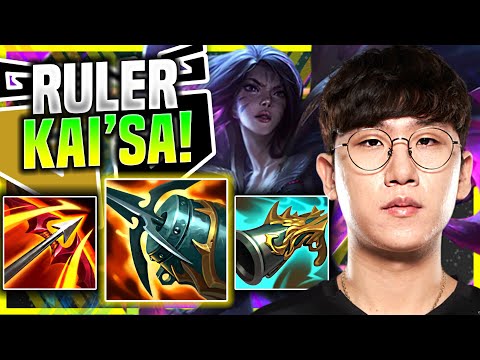 RULER IS SO CLEAN WITH KAI'SA! - GEN Ruler Plays Kai'Sa ADC vs Draven! | Preseason 11