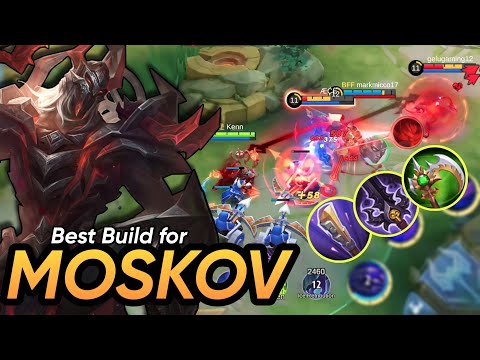 Fast 1st Skill CD + 100% Atck Speed Moskov Jungler Gameplay - Best Build for Moskov - MOBILE LEGENDS