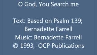 O God, You Search Me