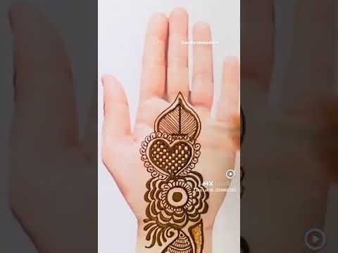 1,2,3,4 and 5 mehandi  design ❇️...