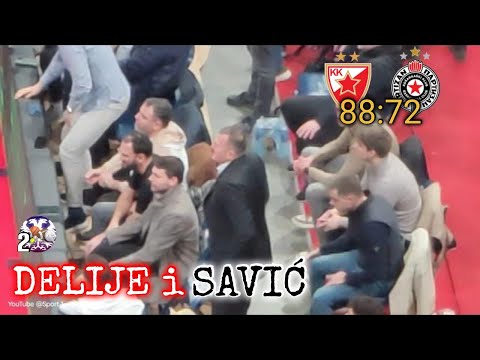 Delije provociraju Zorana Savića - Crvena Zvezda Partizan 88:72
