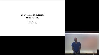 Lecture 20 Model-Based Reinforcement Learning -- CS287-FA19 Advanced R