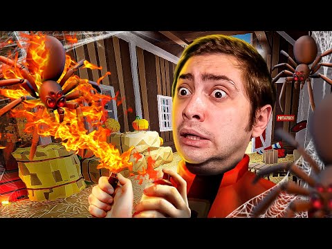 MEUS AMIGOS VIRARAM ARANHAS! - KILL IT WITH FIRE 2 COM OS AMIGOS