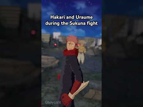 Hakari and Uraume during the Sukuna fight #jjk #jujutsukaisen #jjk268