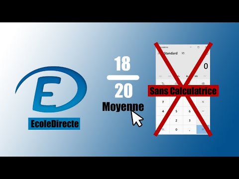 Obtenir ses MOYENNES EcoleDirecte - TUTORIEL