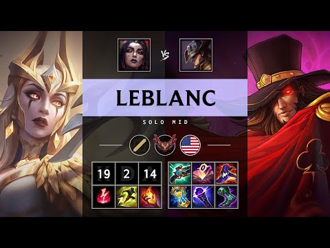 LeBlanc Mid vs Twisted Fate - NA Grandmaster Patch 25.12