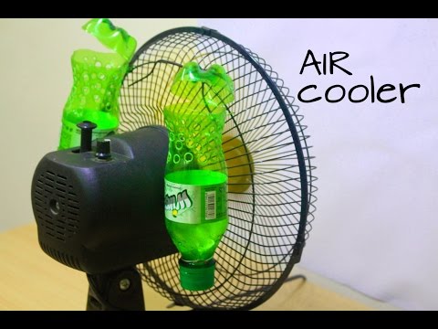 How to make air conditioner at home using Plastic Bottle - Easy life hacks Video