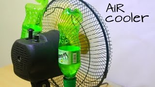 How to make air conditioner at home using Plastic Bottle - Easy life hacks