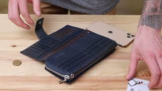 Мужской кошелек ST Leather 18454 (ST128) синий