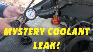 How to diagnose a mystery coolant leak in a Chev/GM truck