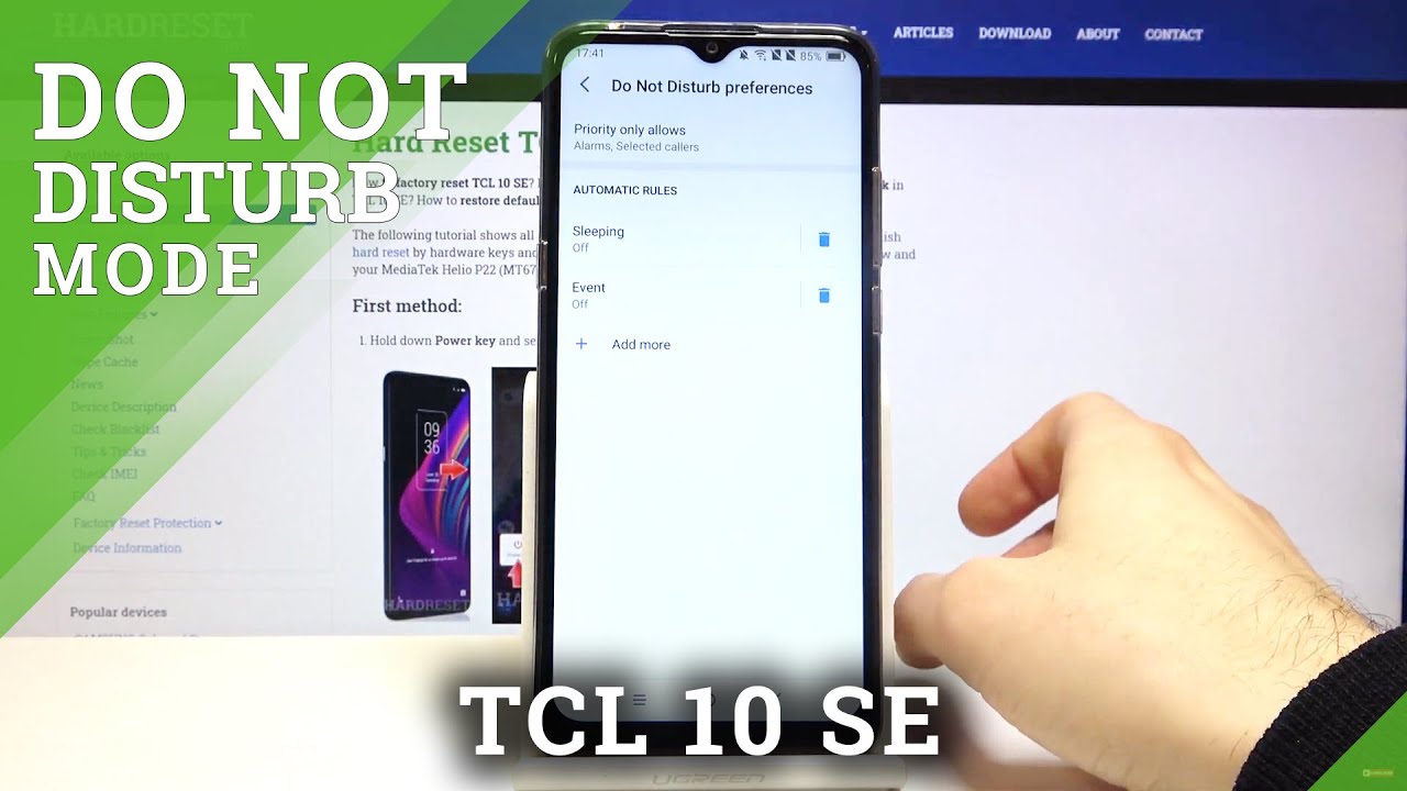 How to Enable Do Not Disturb Mode on TCL 10 SE – Activate Do Not Disturb Mode