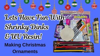 #234 UV Resin & Shrinky Dink Christmas Ornaments Make The Best Gifts! @bondcraftorart
