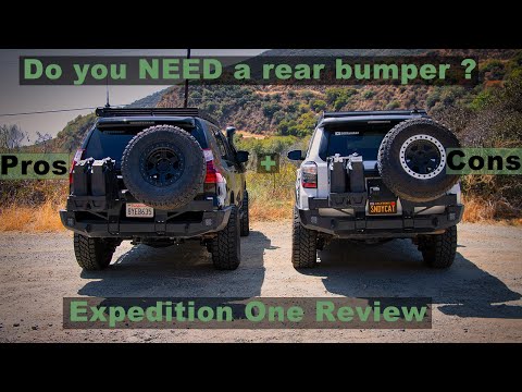 Rear bumper pros/cons plus Expedition One bumper review! 5th Gen 4Runner and GX460