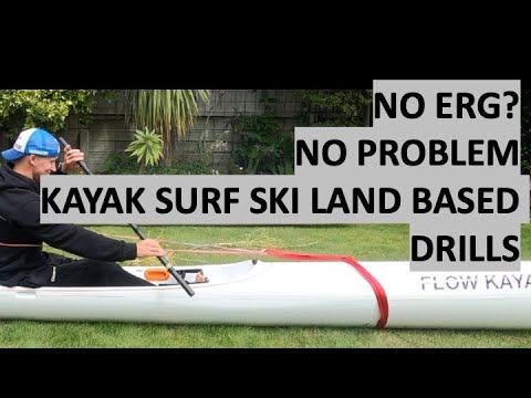 Kayak / Surfski Technique. No erg on land