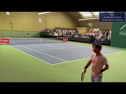 Full practice during ATP event with #3 team in the world 🎾 - w. commentary