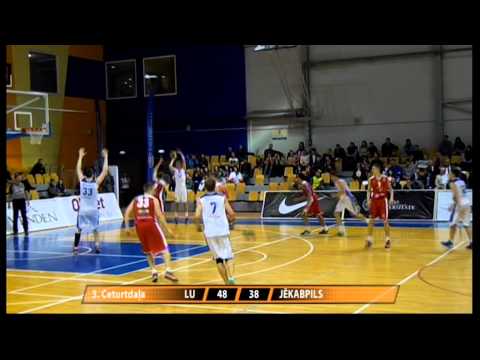 Basketbola spēle vīriešiem (Aldaris LBL): Latvijas Universitāte - BK Jēkabpils