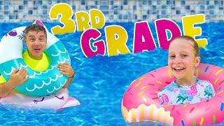 Download lagu Nastya belajar berenang di bawah laut - Tindakan Pencegahan Keselamatan untuk anak-anak mp3