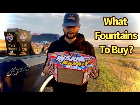 Best Firework Fountains to Buy with Prices!