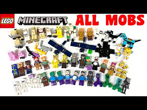 LEGO Minecraft 2021 Mobs Minifigure Collection Review