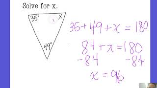 Triangle Sum Theorem