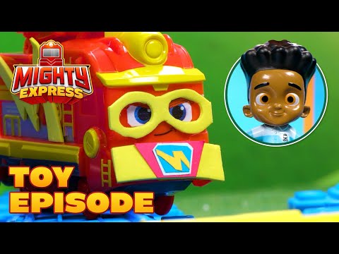 Super Nate Rescues Story Time! –Toy Episode –Mighty Express