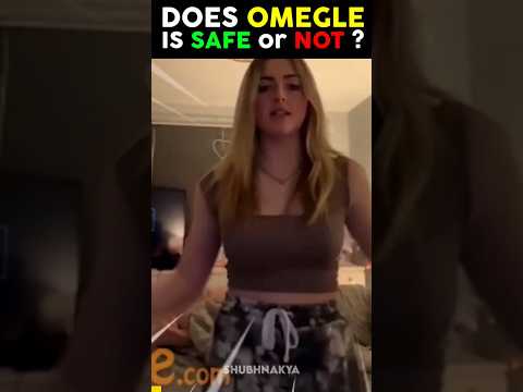 क्या 😨 ? Omegle is safe or not explained in 60 seconds | Shubhnakya #shorts #facts