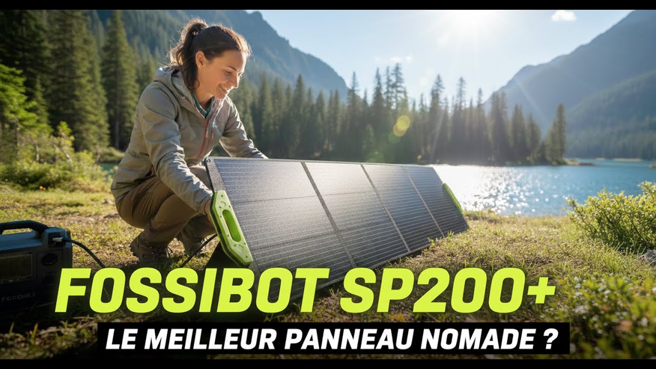 Le meilleur panneau nomade? Fossibot SP200+