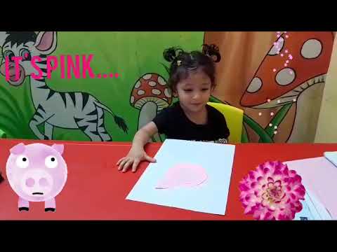 let's have fun with peppa pig collage# pink colurs
