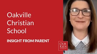 Oakville Christian School (OCS), Parent Video Review from Fiona Kelder