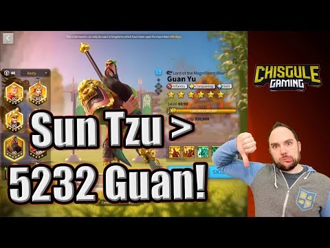 Guan Yu is shockingly bad as a Sun Tzu replacement in Sunset Canyon | Rise of Kingdoms