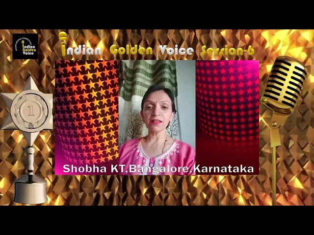 Online Singing Competition – Indian Golden Voice Session 6 – Shobha KT – Mangrove Production