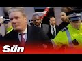 Sir Keir Starmer MOBBED By Protestors Screaming Traitor Outside Parliament