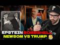 Newsom Drops Epstein Bomb On Trump HasanAbi Reacts