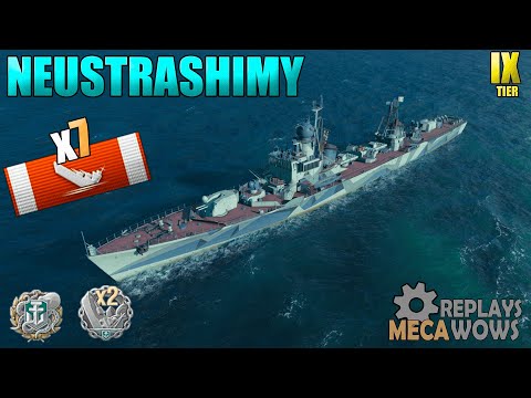 WarShip Neustrashimy 7 Kills Northern Lights Map | World of Warships