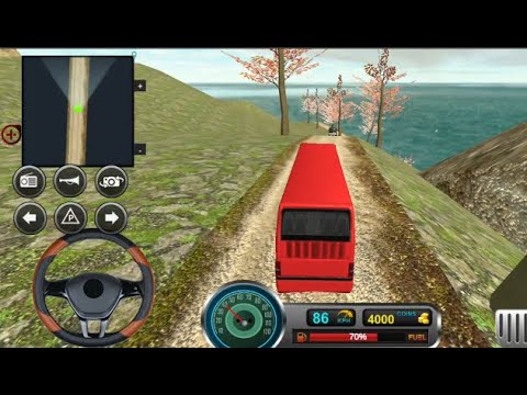 Uphill offroad bus driving simulator 2021 - Realistic Coach Bus Simulator Android Gameplay