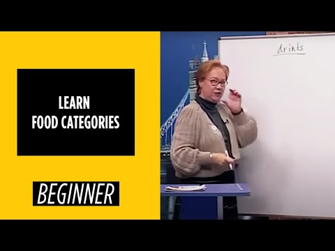 Beginner Level Learn Food Categories | English For You