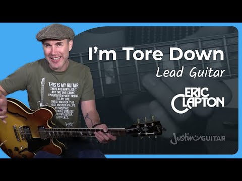 How to play Im Tore Down - Eric Clapton Lead Guitar Lesson