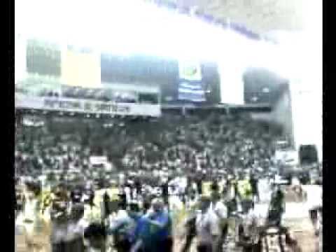 Final da Liga Futsal 2011 - Santos FC x Carlos Barbosa. Pênalti final + Festa na Arena Santos.