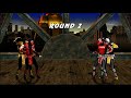 Mortal Kombat Human Sektor Cyrax Vs Ultimate Sektor Vs Cyrax Round 2