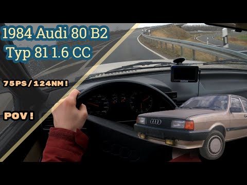 1984 Audi 80 B2 1.6 Typ 81 POV Test Drive | AUTOBAHN, 4K